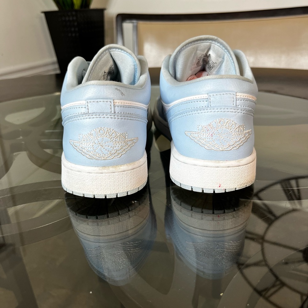 Nike Air Jordan 1 Low OG Ice Blue Sneakers - Size Women's 11.5 - Picture 4 of 5